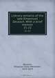 Literary remains of the late Emannuel Deutsch. With a brief memoir, Emanuel Oscar Menahem Deutsch 