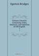 Censura Literaria: Containing Titles, Abstracts, and Opinions of Old English ., Brydges Egerton 