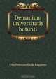 Demanium universitatis butunti, Vito Petruzzellis de Ruggiero 