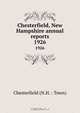 Chesterfield, New Hampshire annual reports, 
