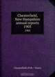 Chesterfield, New Hampshire annual reports, 