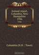 Annual report, Columbia, New Hampshire, 