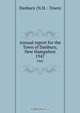 Annual report for the Town of Danbury, New Hampshire, 