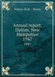 Annual report. Dalton, New Hampshire, 