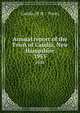 Annual report of the Town of Candia, New Hampshire, 