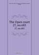 The Open court, Paul Carus 