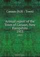 Annual report of the Town of Canaan, New Hampshire, 
