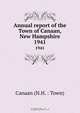 Annual report of the Town of Canaan, New Hampshire, 