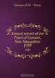 Annual report of the Town of Canaan, New Hampshire, 