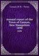 Annual report of the Town of Canaan, New Hampshire, 