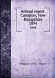 Annual report. Campton, New Hampshire, 