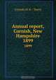 Annual report, Cornish, New Hampshire, 