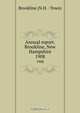 Annual report. Brookline, New Hampshire, 
