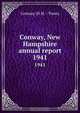 Conway, New Hampshire annual report, 