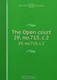 The Open court, Paul Carus 