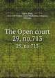The Open court, Paul Carus 