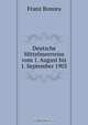 Deutsche Mittelmeerreise vom 1. August bis 1. September 1905, Franz Bonora 