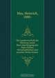 Die Landwirtschaft der Wetterau unter Beru?cksichtigung der Natu?rlichen, Wirtschaftlichen und sozialen Verha?ltnisse, Heinrich May 