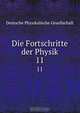 Die Fortschritte der Physik, Deutsche Physikalische Gesellschaft 
