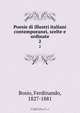 Poesie di illustri italiani contemporanei, scelte e ordinate, Ferdinando Bosio 