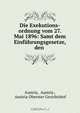 Die Exekutions-ordnung vom 27. Mai 1896: Samt dem Einfuhrungsgesetze, den ., Austria Oberster Gerichtshof 