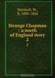 Strange Chapman : a north of England story, W. Marshall 