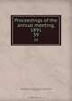 Proceedings of the annual meeting, 1891, 