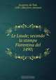 Le Laude; secondo la stampa Fiorentina del 1490;, Jacopone da Todi 