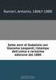Sette anni di Sodalizio con Giacomo Leopardi, ristampa dell
