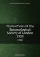 Transactions of the Entomological Society of London, 