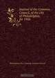 Journal of the Common Council, of the city of Philadelphia, for 1906, Philadelphia Pa. Councils. Common Council 