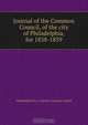 Journal of the Common Council, of the city of Philadelphia, for 1838-1839, Philadelphia Pa. Councils. Common Council 