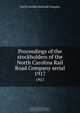 Proceedings of the stockholders of the North Carolina Rail Road Company serial, North Carolina Railroad 