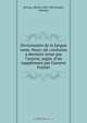 Dictionnaire de la langue verte. Nouv. ed. conforme a derniere revue par l