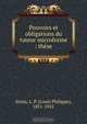 Pouvoirs et obligations du tuteur microforme : these, Louis Philippe Sirois 