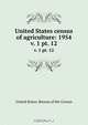 United States census of agriculture: 1954, 