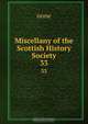 Miscellany of the Scottish History Society, none 