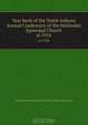Year book of the North Indiana Annual Conference of the Methodist Episcopal Church, Methodist Episcopal Church. North Indiana Conference 