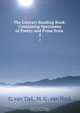 The Literary Reading Book: Containing Specimens of Poetry and Prose from ., C. van Tiel 
