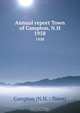Annual report Town of Campton, N.H., 