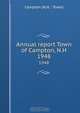 Annual report Town of Campton, N.H., 
