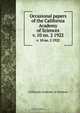 Occasional papers of the California Academy of Sciences, California Academy of Sciences 