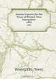 Annual reports for the Town of Bristol, New Hampshire, 