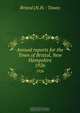 Annual reports for the Town of Bristol, New Hampshire, 
