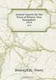 Annual reports for the Town of Bristol, New Hampshire, 