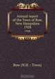 Annual report of the Town of Bow, New Hampshire, 