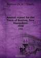 Annual report for the Town of Benton, New Hampshire, 
