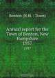 Annual report for the Town of Benton, New Hampshire, 