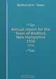 Annual report for the Town of Bedford, New Hampshire, 