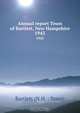 Annual report Town of Bartlett, New Hampshire, 